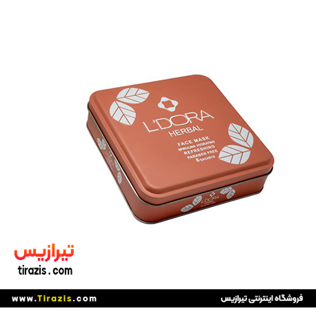 mask6 ماسک پودری اسپیرولینا آب رسان لدورا هربال ۶ عددی