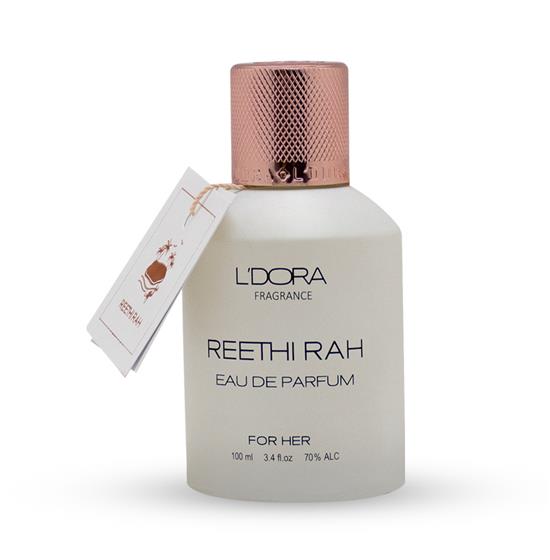 ادوپرفیوم REETHI RAH ادوپرفیوم زنانه مدل REETHI RAH لدورا فرگرنس 100 میلی لیتر